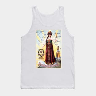 KALINKINSKOE BEER c1903 Vintage Russian Soviet Beverage Advertisement Tank Top